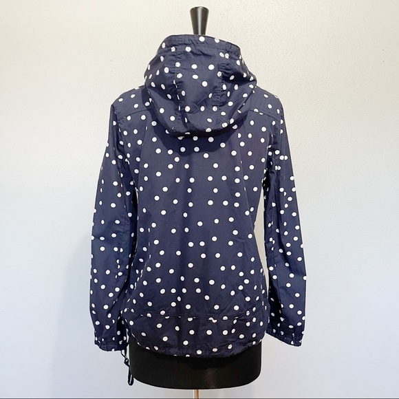 St John’s Bay Polka Dot Hoodie Navy Size Small - Picture 6 of 10